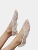 Носочки спанлейс 20 пар,  белые в индивидуальной упаковке
